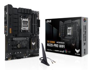 PLACA BASE ASUS TUF GAMING A620M-PRO WIFI AM5 MATX 4XDDR5