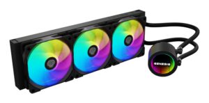 VENTILADOR GENESIS REFRIGERACION LIQUIDA HYDRIA 360 ARGB 120MM + PASTA TERMICA