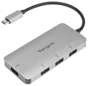 ADAPTADOR TARGUS USB-C A 4xUSB 3.0 PLATA