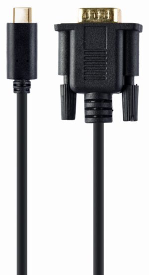 ADAPTADOR USB C A VGA M 2 M NEGRO BLISTER