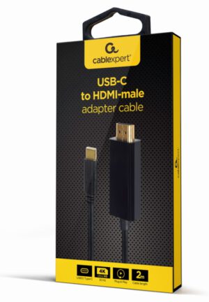 ADAPTADOR USB-C MACHO A HDMI-MACHO 4K 30HZ 2 M NEGRO