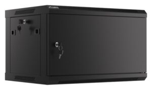 ARMARIO LANBERG MURAL RACK 19" 6U/600X450 FLAT PACK AUTOENSAM NEGRO PTA METALICA