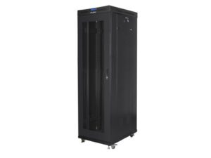 ARMARIO LANBERG RACK 19" 42U 600X1000 FLAT PACK V2 PUERTA MESH CON LCD NEGRO