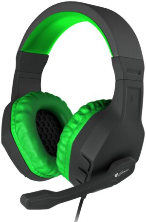 AURICULARES GAMING GENESIS ARGON 200 2.0 MINI JACK NEGRO-VERDE