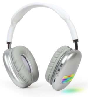 AURICULARES GEMBIRD BHP-LED-02-W BLANCO MICROFONO BT