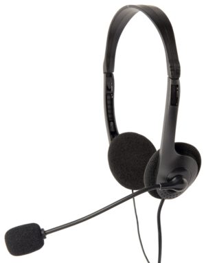 AURICULARES GEMBIRD MHS-123 NEGRO MICROFONO ALAMBRICO JACK 3.5MM