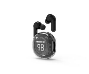 AURICULARES GEMBIRD TWST-01-BK TRANSPARENTES NEGRO BT