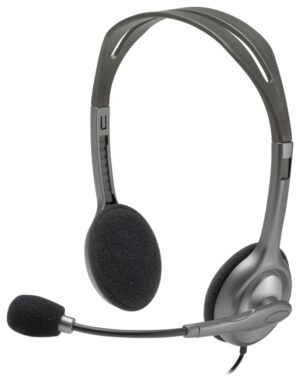 AURICULARES LOGITECH H110 NEGRO MICROFONO ALAMBRICO
