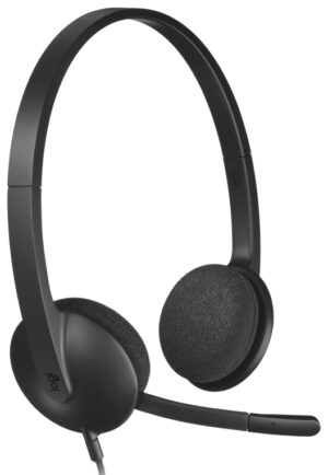 AURICULARES LOGITECH H340 NEGRO MICROFONO ALAMBRICO USB