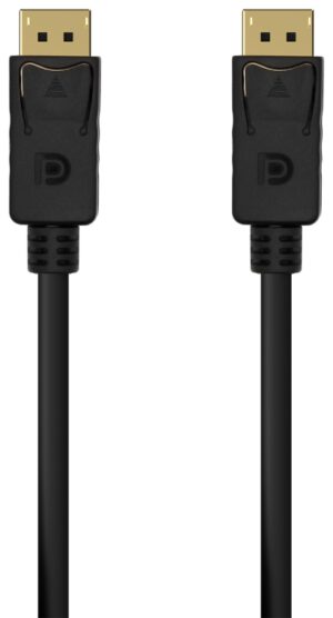 CABLE AISENS DISPLAYPORT V1.2 4K60HZ DP/M-DP/M NEGRO 0.5M