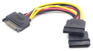 CABLE ALIMENTACION GEMBIRD SATA PLANO 0,15M