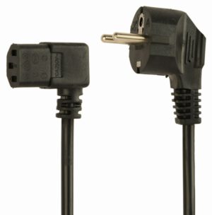 CABLE ALIMENTACION GEMBIRD SCHUKO A C13 90 GRADOS 1,8M