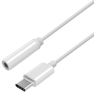 CABLE CONVERSOR AISENS USB-C A AUDIO USB-C/M-JACK 3.5/H BLANCO 15CM