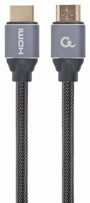 CABLE HDMI 2.0 4K 60HZ GEMBIRD CCBP-HDMI-2M PREMIUM TRENZADO ETHERNET 2M NEGRO