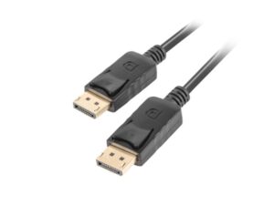 CABLE LANBERG DISPLAYPORT 4K V1.2 MACHO/MACHO 0.5M NEGRO