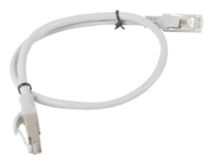 CABLE RED LANBERG LATIGUILLO CAT.6 UTP 0.5M GRIS FLUKE  PASSED