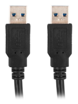 CABLE USB 3.0 LANBERG MACHO/MACHO 1.8M NEGRO