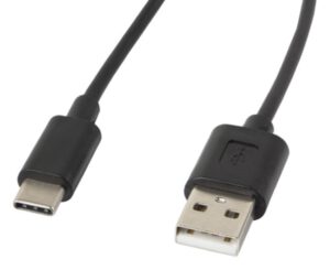 CABLE USB LANBERG 2.0 MACHO/USB C MACHO 1.8M NEGRO