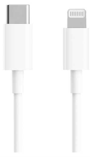 CABLE XIAOMI USB-C A LIGHTNING MFI 18W BLANCO 1M