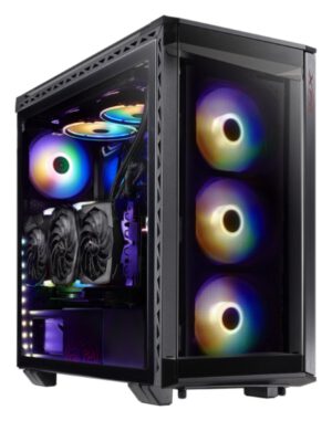 CAJA GAMING XPG BATTLECRUISER E-ATX 1XUSB-C 2XUSB SIN FUENTE NEGRO