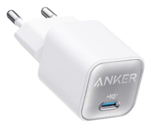 CARGADOR DE PARED ANKER ZOLO 30W 1 PUERTO USB-C BLANCO