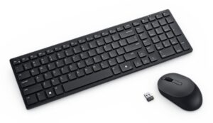COMBO TECLADO RATON DELL PRO SILENCIOSO KM555 NEGRO INALAMBRICO