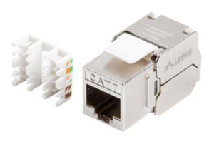CONECTOR KEYSTONE LANBERG CAT.7 FTP RJ45 180º TOOLLESS