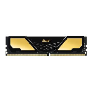 DDR4 TEAMGROUP ELITE HEATSINK 16GB 3200 NEGRO / DORADO