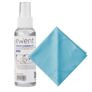 EWENT KIT DE LIMPIEZA DE PANTALLAS 100ML CONPAÑO MICROFIBRA 20X20CM