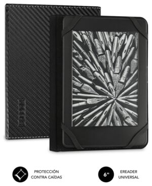 FUNDA EBOOK SUBBLIM CLEVER CASE 6" BLACK