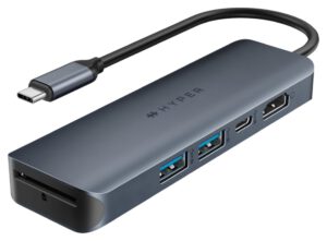 HYPER DRIVE ECOSMART GEN.2 UNIVERSAL USB-C® 6-IN-1 HUB W 100 W PD POWER