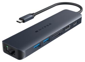 HYPER DRIVE ECOSMART GEN.2 UNIVERSAL USB-C® 7-IN-1 HUB W 100 W PD POWER