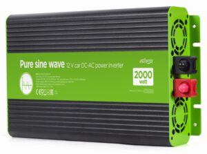 INVERSOR CORRIENTE DC-AC GEMBIRD  COCHE DE ONDA SINUSOIDAL PURA DE 12 V 2000 W