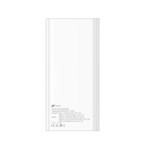 LEOTEC POWERBANK 30000MAH 22,5W PD20W BLAN (1 USB-C+4USB-A INC USB-A A USB-C)
