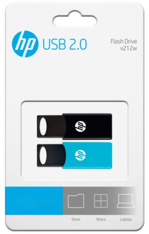 MEMORIA USB 2.0 HP 2x64GB TWIN