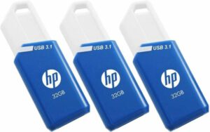 MEMORIA USB 3.1 HP 3x32GB X755W PACK AZUL