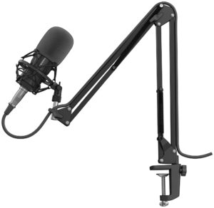 MICROFONO GENESIS RADIUM 300 STUDIO XLR CON BRAZO FILTRO POP