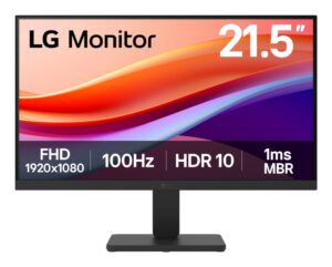 MONITOR LG 22U401A-B 21,5" FHD 100HZ 1MS NEGRO