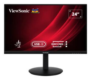 MONITOR VIEWSONIC 24" VG2409-U FHD IPS 2 X HDMI DP IN OUT USB C RJ45 ERGO