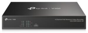 NVR VIGI TP-LINK VIGI NVR1004H-4P 04ch PoE BAY 1HDD H265+