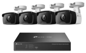 PACK CAMARA VIGI TP-LINK BULLET VIGI NK8P-B434I VIGI 3MP BULLET +8 CHANNEL POE+