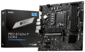 PLACA BASE MSI PRO B760M-P 1700 MATX 4XDDR4
