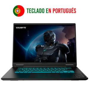 PORTATIL GIGABYTE A16 3VHK3PT864SD R7 260 32GB 1TB RTX5060 16"WUXGA FreeDOS