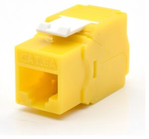 PRESA KEYSTONE WP CAT.6A UTP, TOOLLESS, COLOR AMARILLO