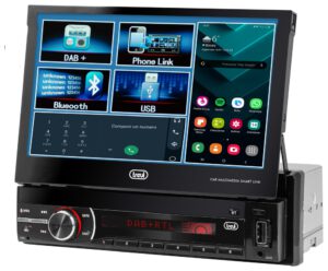 RADIO COCHE TREVI MDV 6380 DAB/VIDEO MONITOR 7" +RDS+USB+AW BLAC