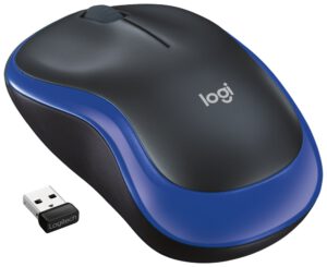 RATON LOGITECH M185 AZUL RF INALAMBRICO PILAS