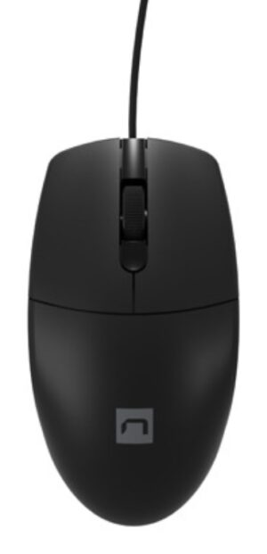 RATON NATEC RUFF PLUS 1200DPI OPTICO NEGRO USB