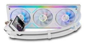 REFRIGERACION LIQUIDA NOX M-360 LCD 3XVENT 120MM PWM ARGB BLANCO