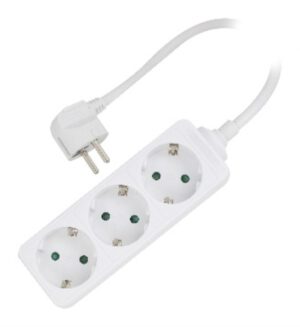 REGLETA EWENT 3 TOMAS SHUKO 16A ENCHUFE BLANCO