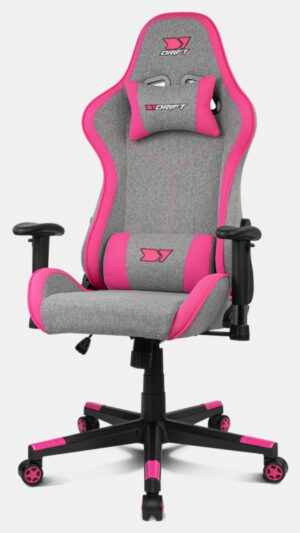 SILLA GAMING DRIFT DR90 PRO GRIS - ROSA